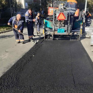 Поправљен коловоз у Јиричековој и Вељка Петровића, сређивање коловоза, пешачких стаза и атарских путева на више локација